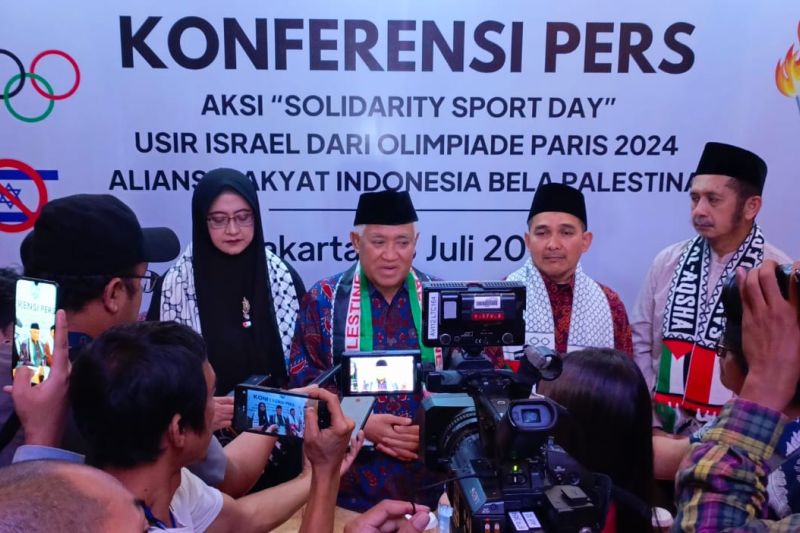 Aliansi Bela Palestina akan gelar aksi tolak Israel di Olimpiade 2024 Aliansi Bela Palestina akan gelar aksi tolak Israel di Olimpiade 2024