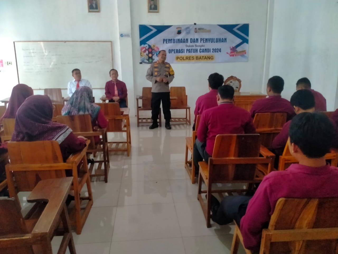 Ops Patuh Candi 2024 disosialisasikan di Universitas Sri Slamet Batang