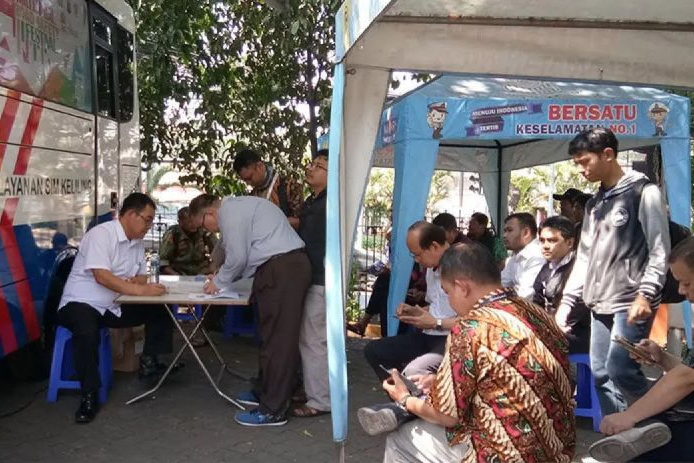 Layanan SIM Keliling di lima wilayah Jakarta pada Rabu Layanan SIM Keliling di lima wilayah Jakarta pada Rabu