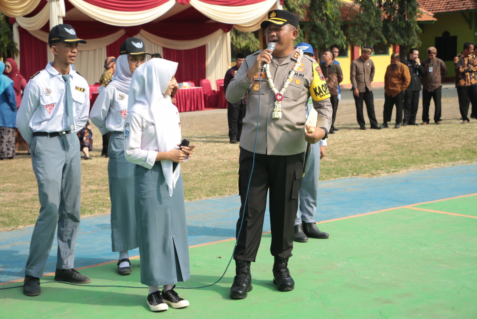 Polres Tegal launching program zero bullying di sekolah