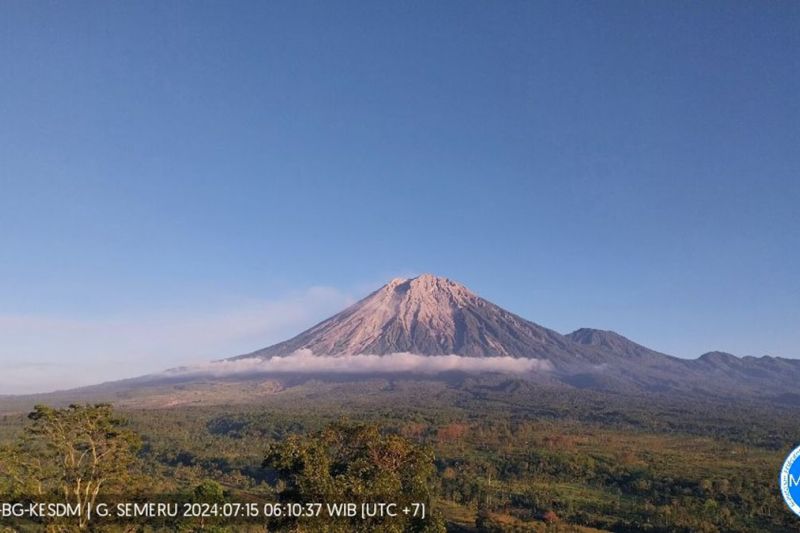 Aktivitas Semeru mulai gempa letusan hingga guguran pada Senin pagi Aktivitas Semeru mulai gempa letusan hingga guguran pada Senin pagi
