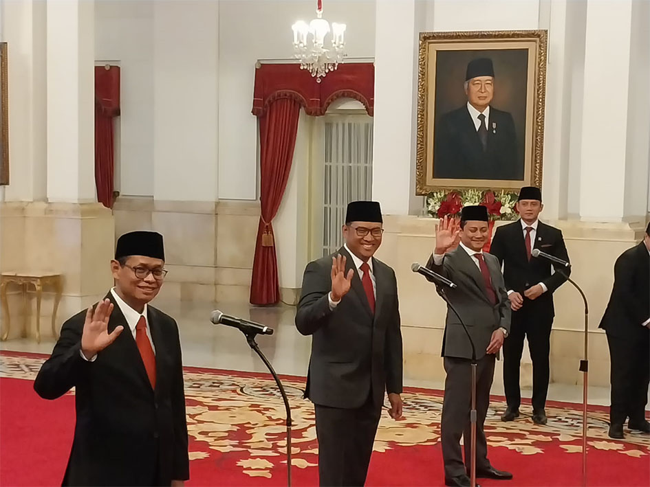 3 Wakil Menteri siap menjalankan tugas usai dilantik Presiden Jokowi