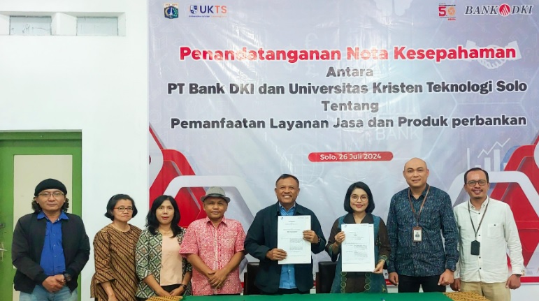 Bank DKI siap dukung transaksi perbankan Universitas Kristen Teknologi Solo Bank DKI siap dukung transaksi perbankan Universitas Kristen Teknologi Solo