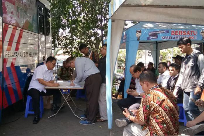 Lima lokasi layanan SIM keliling di DKI Jakarta pada Kamis