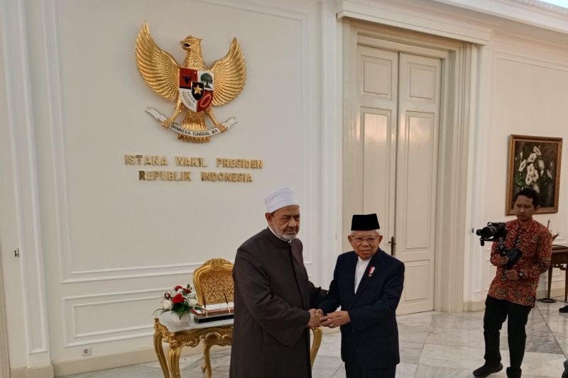 Wapres terima kunjungan Grand Syekh Al Azhar