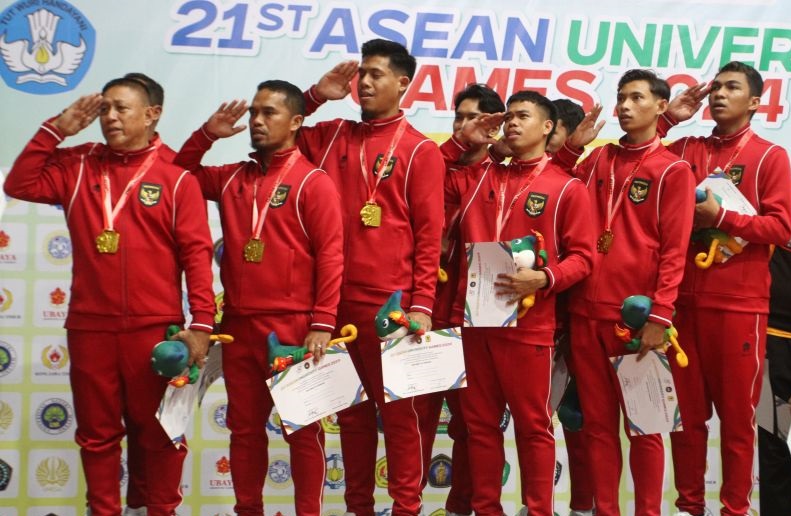 Sepak takraw Indonesia raih emas nomor quadrant di AUG 2024 Sepak takraw Indonesia raih emas nomor quadrant di AUG 2024