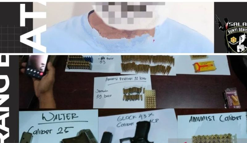 Polisi tangkap warga Palembang yang miliki empat pucuk senpi ilegal Polisi tangkap warga Palembang yang miliki empat pucuk senpi ilegal