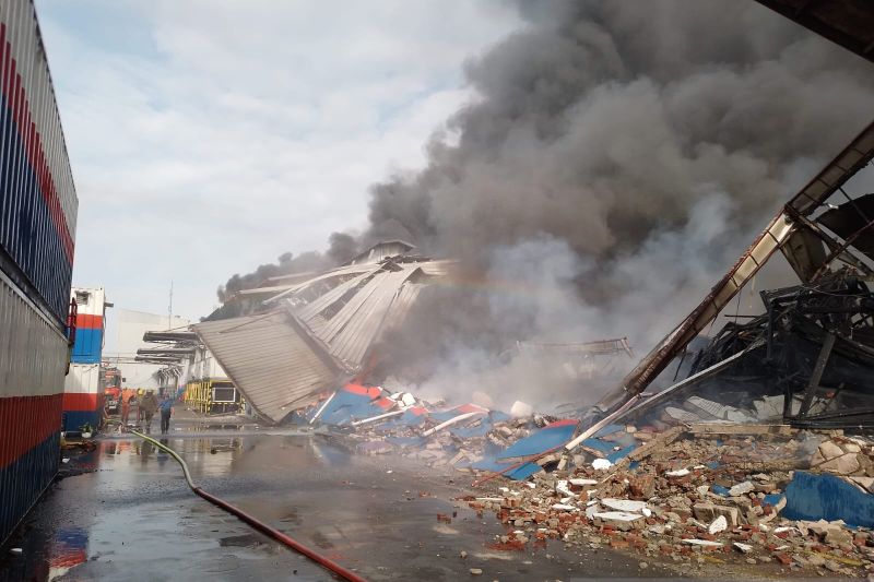 BPBD: Pabrik makaroni di Tangerang terbakar Minggu siang