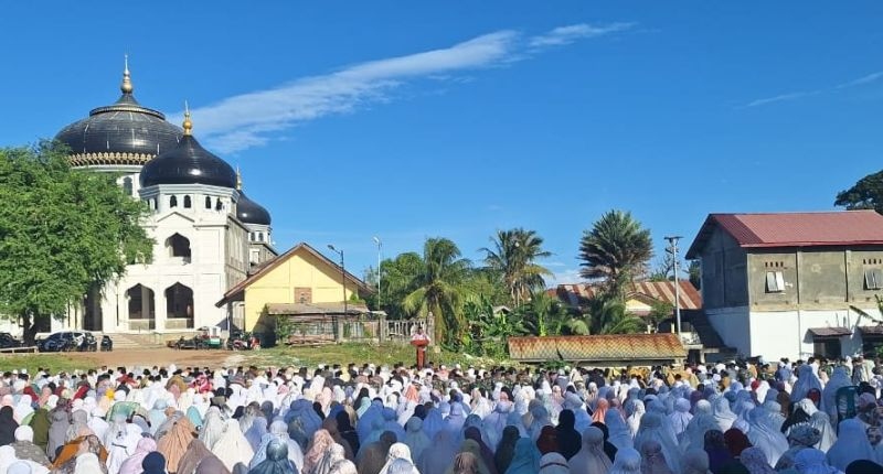 Ribuan masyarakat Lhoknga laksanakan shalat minta hujan