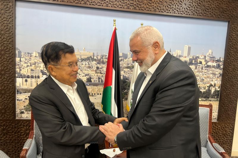 Pertemuan JK dan Hamas bahas kondisi terkini Palestina