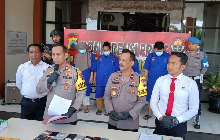 Polres Temanggung tahan komplotan pencopet asal Cirebon