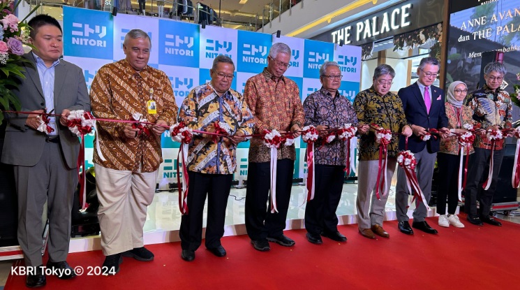 Dubes Heri Ahmadi resmikan gerai Nitori pertama di Indonesia Dubes Heri Ahmadi resmikan gerai Nitori pertama di Indonesia