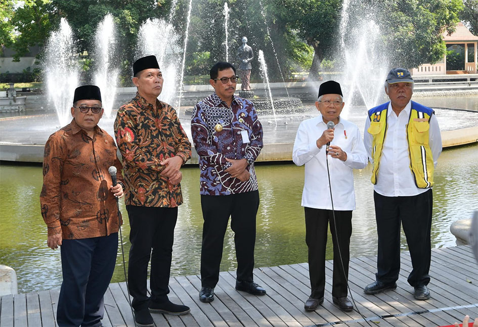 Wapres Maruf Amin berharap Taman Balekambang Surakarta jadi pusat kebudayaan lokal