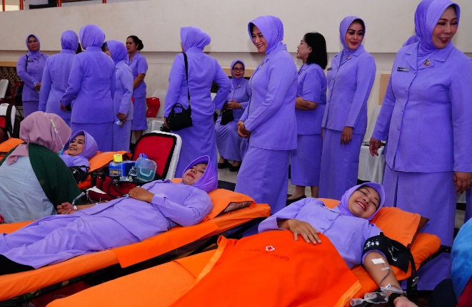 Peringati HUT ke-58, IKKT Pragati Wira Anggini gelar donor darah Peringati HUT ke-58, IKKT Pragati Wira Anggini gelar donor darah
