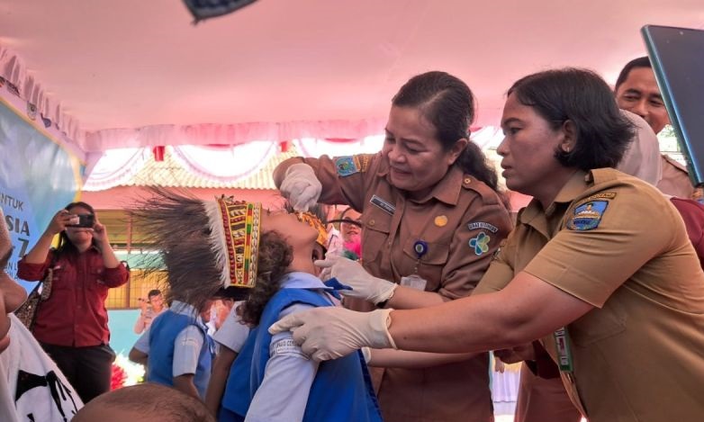 Capaian vaksinasi polio di Kabupaten Kaimana tertinggi se-Papua Barat Capaian vaksinasi polio di Kabupaten Kaimana tertinggi se-Papua Barat