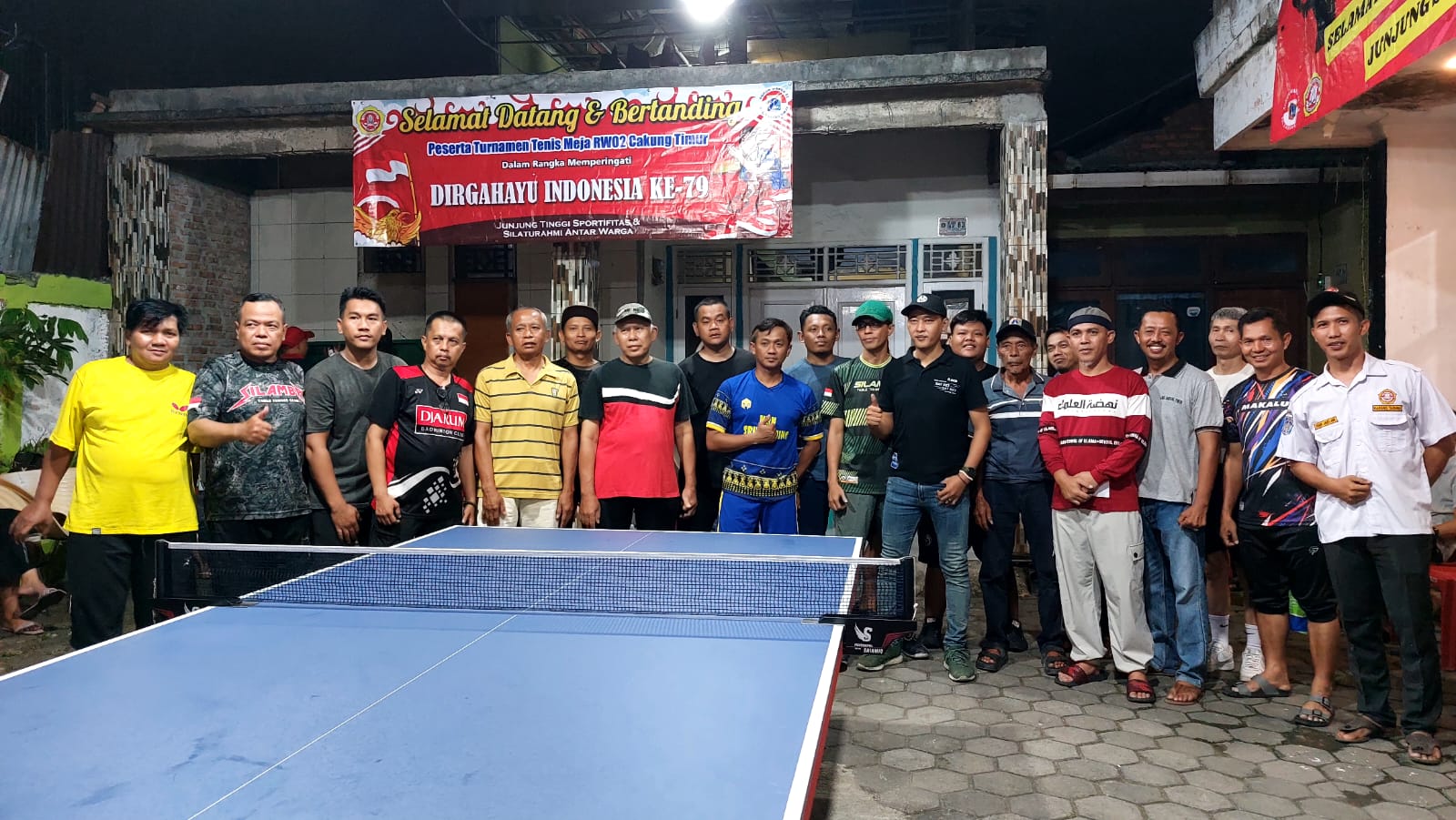 Meriahkan HUT ke-79 RI, Warga RW 02 Kp Buaran, Cakung Timur gelar turnamen tenis meja Meriahkan HUT ke-79 RI, Warga RW 02 Kp Buaran, Cakung Timur gelar turnamen tenis meja
