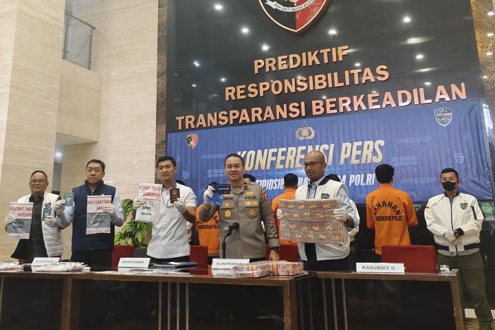 Bareskrim Polri tangkap 1 WNA dalam kasus penipuan daring dan TPPO