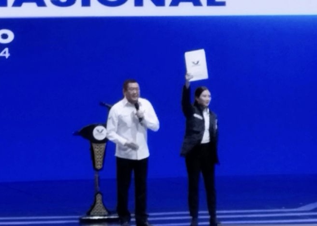 Hary Tanoesoedibjo umumkan putrinya jadi Ketum Perindo selanjutnya