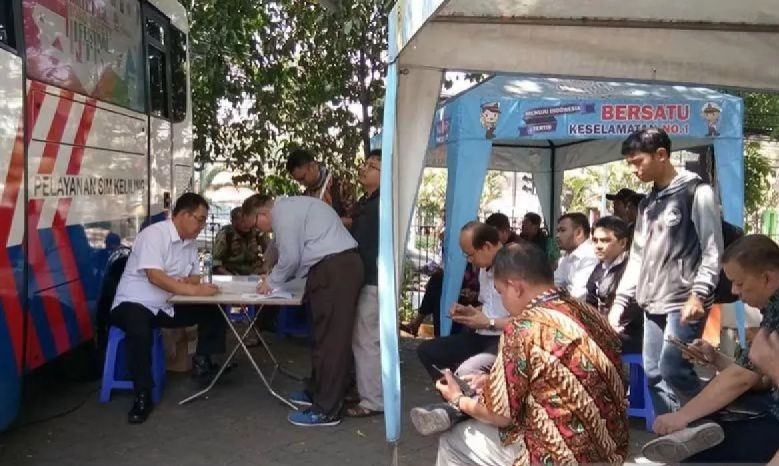 SIM Keliling di Jakarta tersedia di mal hingga Lapangan Banteng