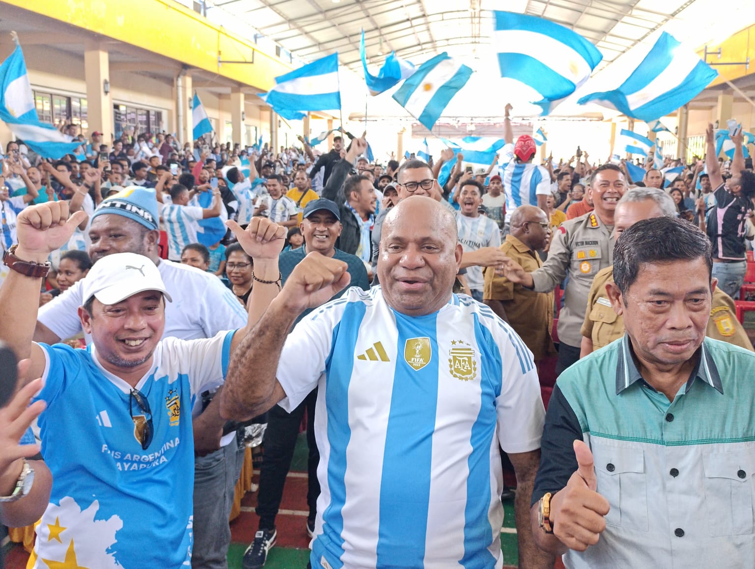 Gelar nobar final Copa America, Irjen Fakhiri apresiasi fans Argentina ikut jaga kamtibmas Gelar nobar final Copa America, Irjen Fakhiri apresiasi fans Argentina ikut jaga kamtibmas