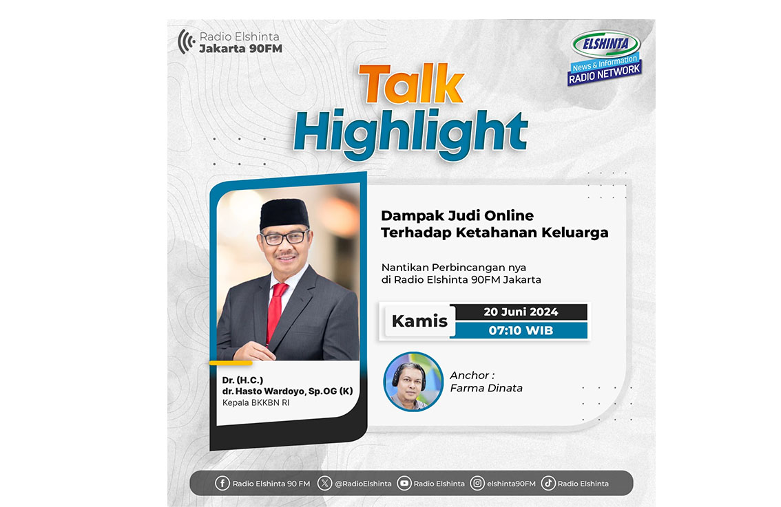 Kepala BKKBN RI: Suami dan anak laki laki, paling rentan terpapar judi online Kepala BKKBN RI: Suami dan anak laki laki, paling rentan terpapar judi online