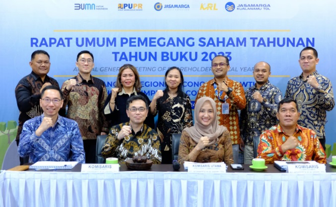 PT Jasamarga Kualanamu Tol catat laba bersih diatas 100 persen untuk Tahun 2023 PT Jasamarga Kualanamu Tol catat laba bersih diatas 100 persen untuk Tahun 2023