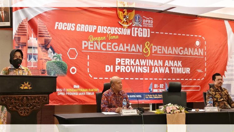 Komisi E DPRD Jatim gelar FGD, ajak para guru di Kediri cegah perkawinan anak Komisi E DPRD Jatim gelar FGD, ajak para guru di Kediri cegah perkawinan anak
