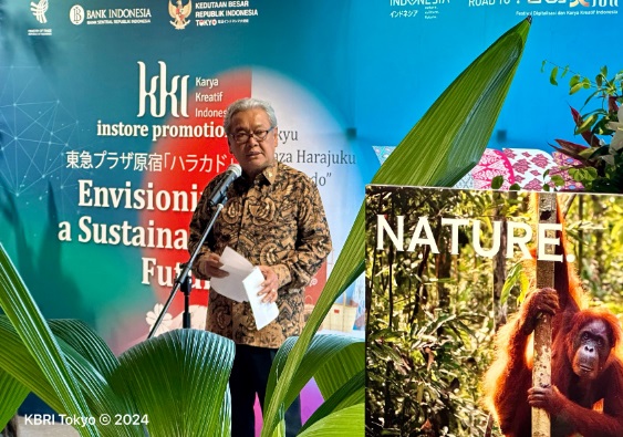 Karya Kreatif Indonesia tampilkan ragam kreasi dalam Negeri Ramah Lingkungan di Tokyo Karya Kreatif Indonesia tampilkan ragam kreasi dalam Negeri Ramah Lingkungan di Tokyo