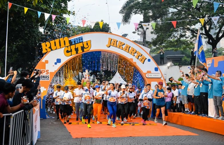 1.000 pelari ramaikan Run The City Jakarta, 1.000 pelari ramaikan Run The City Jakarta,