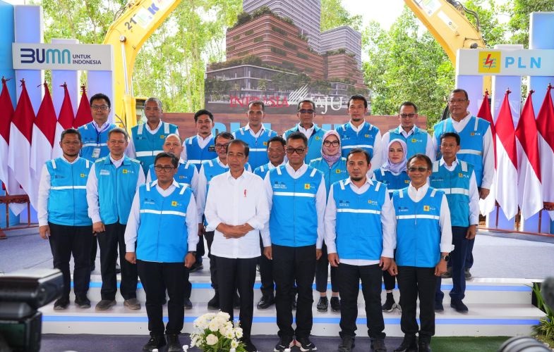 PLN Icon Plus letakkan batu pertama sentra telekomunikasi di IKN