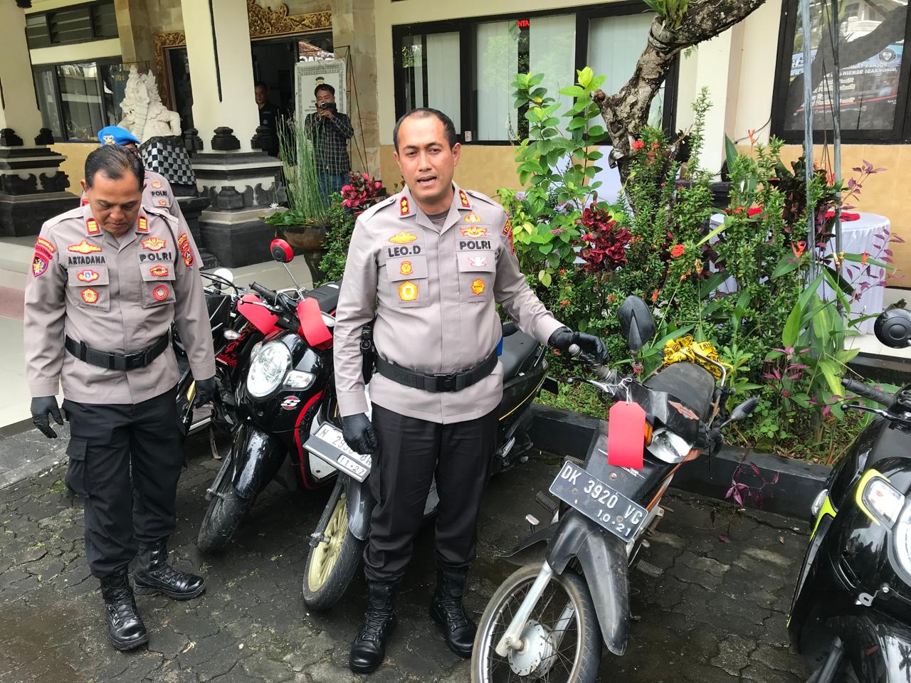 Polres Tabanan ungkap kasus curanmor jaringan lintas provinsi Polres Tabanan ungkap kasus curanmor jaringan lintas provinsi