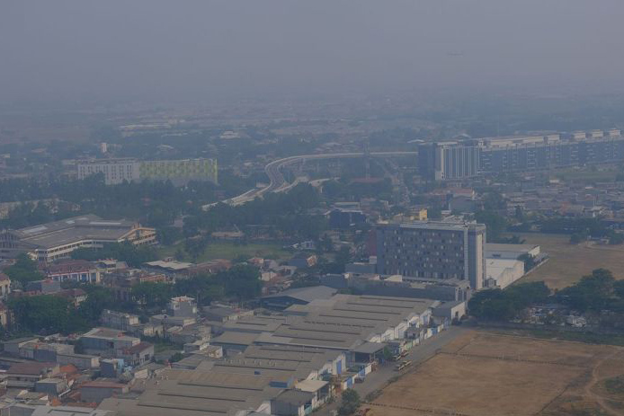 Kualitas udara Jakarta terburuk di dunia pada Senin pagi Kualitas udara Jakarta terburuk di dunia pada Senin pagi