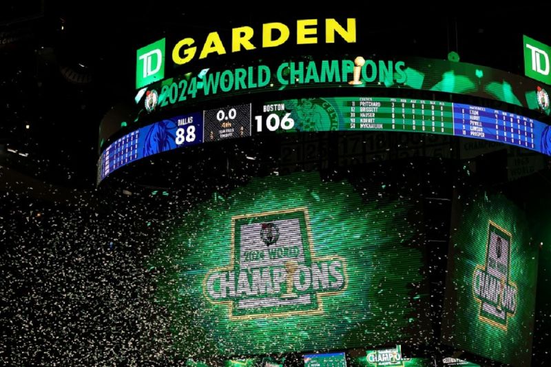 Celtics lampaui Lakers raih gelar juara terbanyak dalam sejarah NBA Celtics lampaui Lakers raih gelar juara terbanyak dalam sejarah NBA