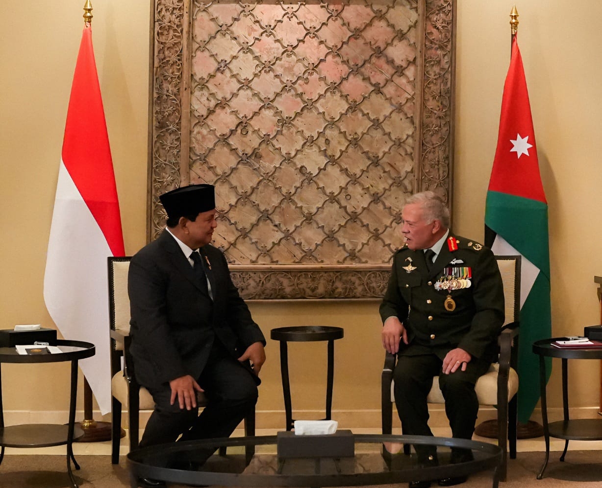 Tiba di Yordania, Menhan Prabowo bertemu Raja Abdullah II Tiba di Yordania, Menhan Prabowo bertemu Raja Abdullah II