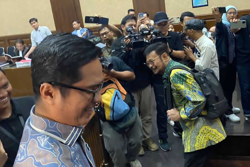 Hakim cecar Febri Diansyah soal dugaan pengaruhi saksi di kasus SYL Hakim cecar Febri Diansyah soal dugaan pengaruhi saksi di kasus SYL