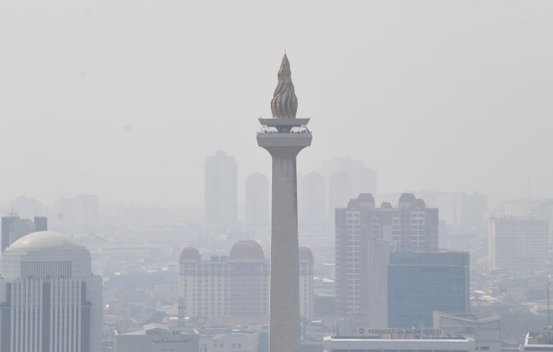 Kualitas udara Jakarta terburuk nomor satu sedunia Kualitas udara Jakarta terburuk nomor satu sedunia