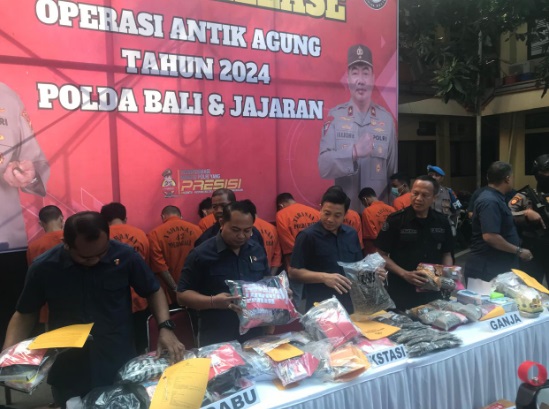 Polda Bali amankan 147 tersangka kasus dugaan narkotika dan miras Polda Bali amankan 147 tersangka kasus dugaan narkotika dan mirasÂ
