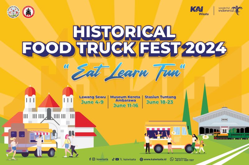Historical Food Truck Fest 2024 bisa jadi opsi tujuan tamasya keluarga