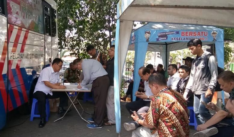 Hari ini layanan SIM keliling DKI Jakarta tersedia di lima titik