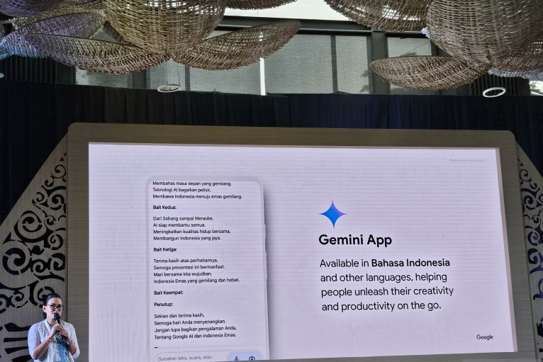 Gemini hadirkan opsi bahasa Indonesia Gemini hadirkan opsi bahasa Indonesia