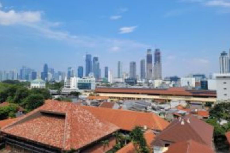 Cuaca Jakarta cerah berawan sepanjang hari