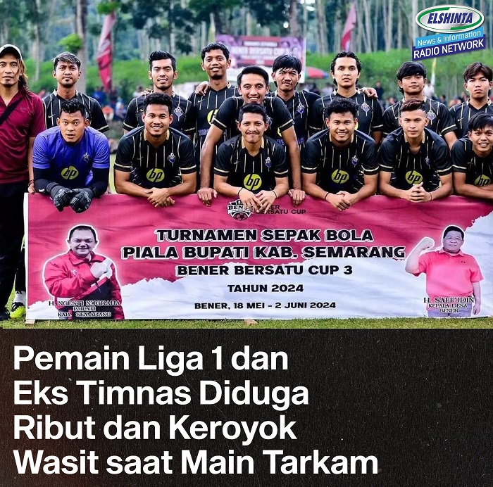 Keroyok wasit saat main tarkam Keroyok wasit saat main tarkam