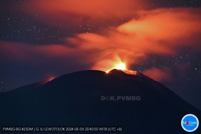 Badan Geologi sebut aktivitas kegempaan dari Gunung Ile Lewotolok menurun Badan Geologi sebut aktivitas kegempaan dari Gunung Ile Lewotolok menurun