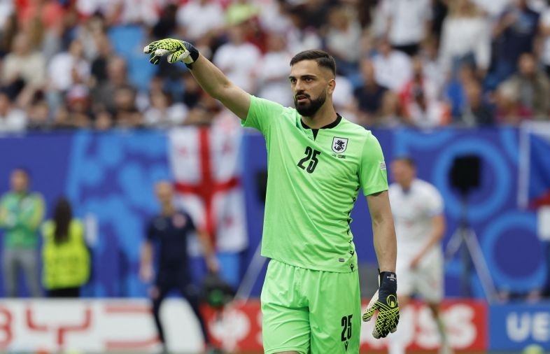 Kiper Georgia: Poin pertama kami di Euro adalah momen bersejarah Kiper Georgia: Poin pertama kami di Euro adalah momen bersejarah