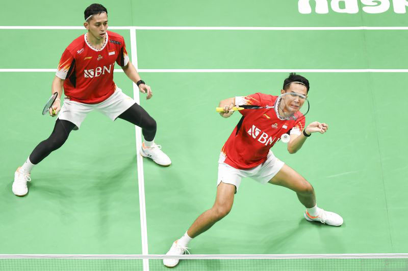 Fajar/Rian keluar sebagai \runner-up\ Singapore Open 2024