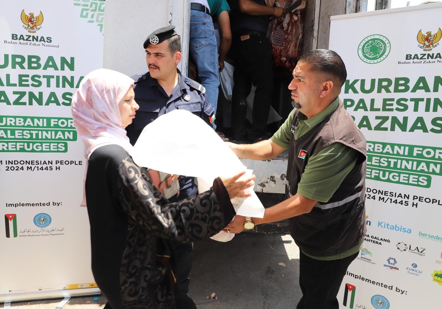 BAZNAS RI distribusikan daging kurban bagi pengungsi Palestina di Yordania BAZNAS RI distribusikan daging kurban bagi pengungsi Palestina di Yordania