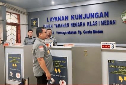 Kadivpas Kanwil Kemenkumham Sumut monitoring dan evaluasi Rutan Kelas I Medan Kadivpas Kanwil Kemenkumham Sumut monitoring dan evaluasi Rutan Kelas I Medan