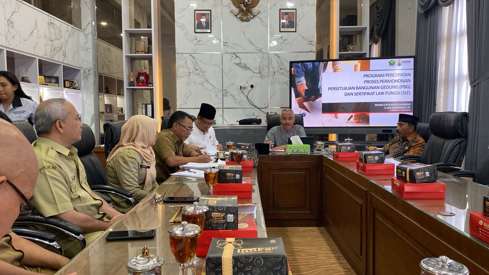 Dinas PUPR Malang diminta percepat dan rampingkan birokrasi pengurusan PBG dan SLF Dinas PUPR Malang diminta percepat dan rampingkan birokrasi pengurusan PBG dan SLF