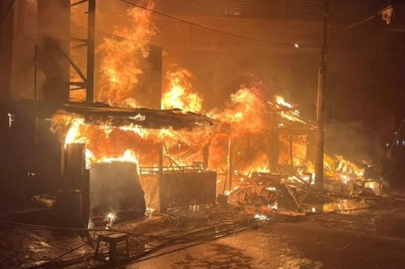 Kebakaran hanguskan tujuh rumah di Grogol Petamburan Kebakaran hanguskan tujuh rumah di Grogol Petamburan
