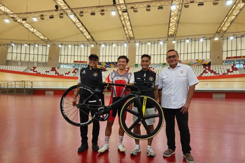 Bernard tidak gentar tampil di Olimpiade meski gunakan sepeda murah